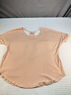 Venus Soft Peach Short Sleeve Tee Razor Back